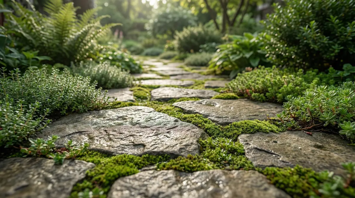 Aranżacja ogrodu z trawnikiem z rolki - realizacja Białogard - Garden Mission Possible